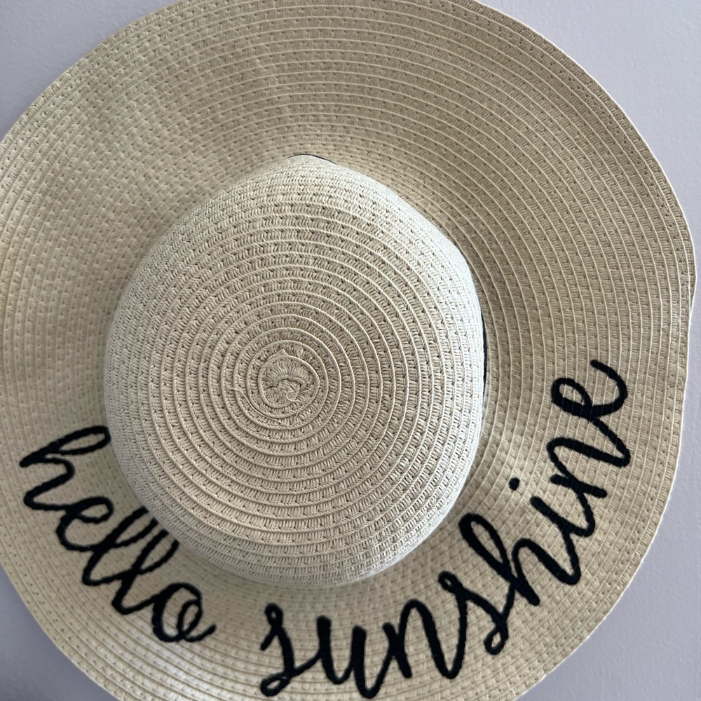 Hello sunshine floppy brim hat - Picture 3 of 3